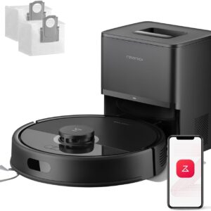 roborock Q7 L5+ Set Robotstofzuiger met Automatische Stofafvoer, Dubbel Anti-Tangle Systeem, 8000 Pa Zuigkracht, Elektronische Watertank, LiDAR-Navigatie, Ideaal voor Tapijten en Dierenharen (Zwart)  Amazon.nl: Wonen & keuken